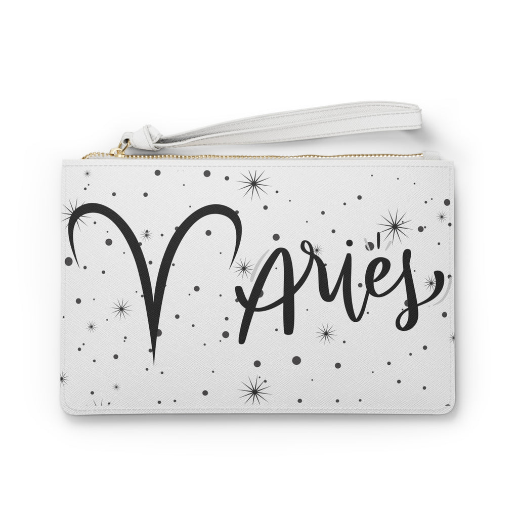 Aries Zodiac Clutch Bag – Starry Horoscope Wristlet Purse
