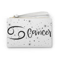Cancer Zodiac Clutch Bag — Horoscope Starry Wristlet for June/July Birthdays