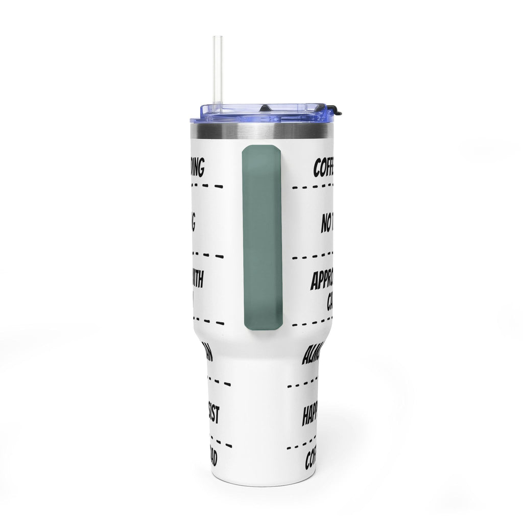 40oz Coffee Tumbler — 'Coffee Loading / No Talking' Insulated Travel Mug