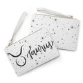 Taurus Clutch Bag — Zodiac Wristlet with Starry Constellation Design