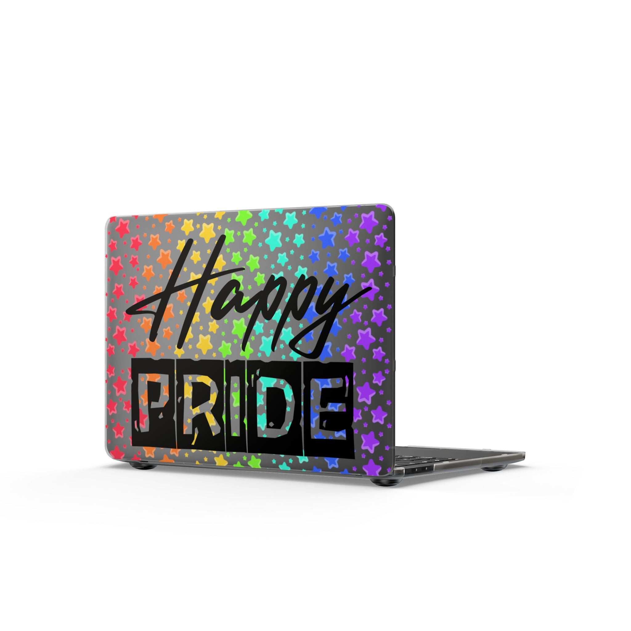 Happy PRIDE Rainbow Star MacBook Case