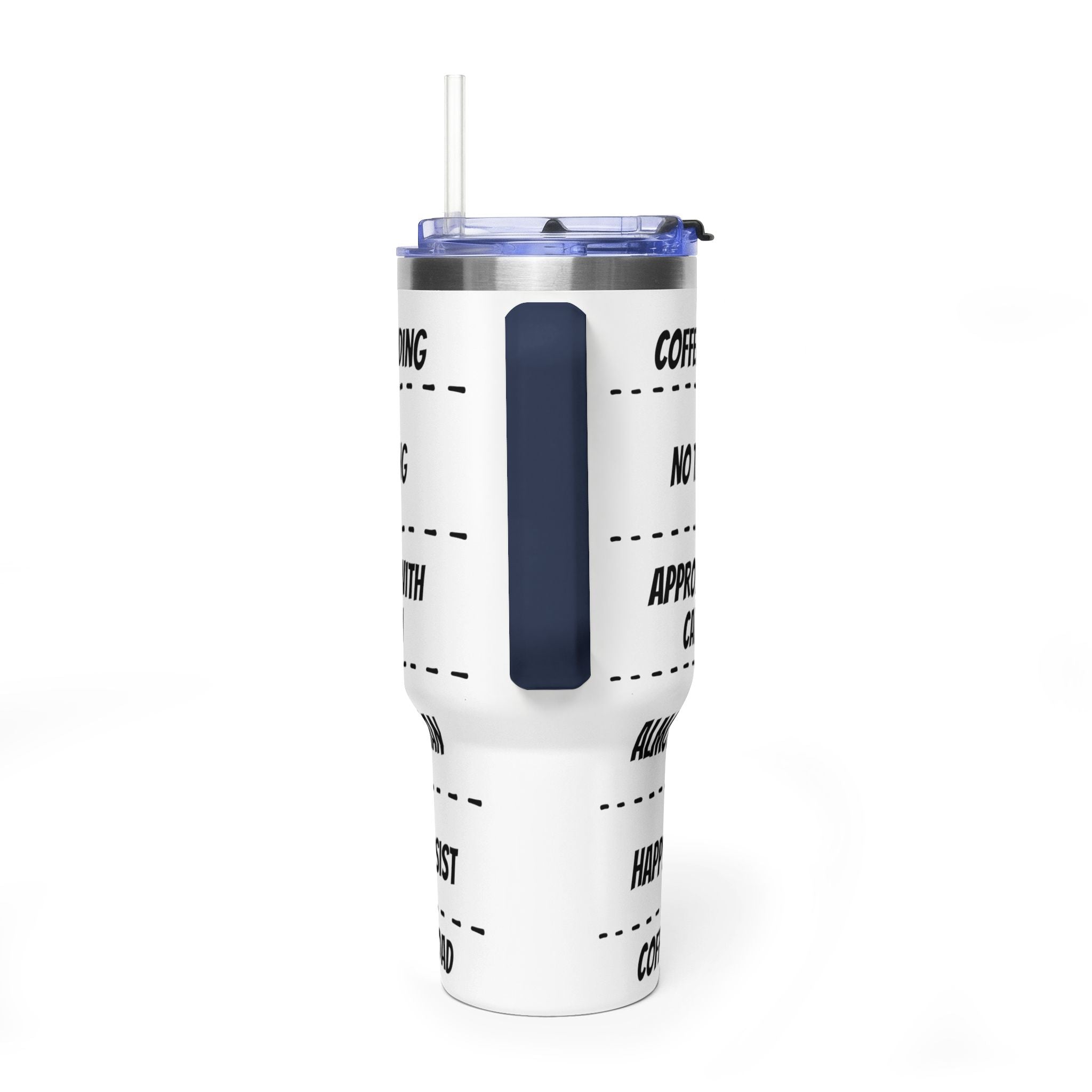 40oz Coffee Tumbler — 'Coffee Loading / No Talking' Insulated Travel Mug