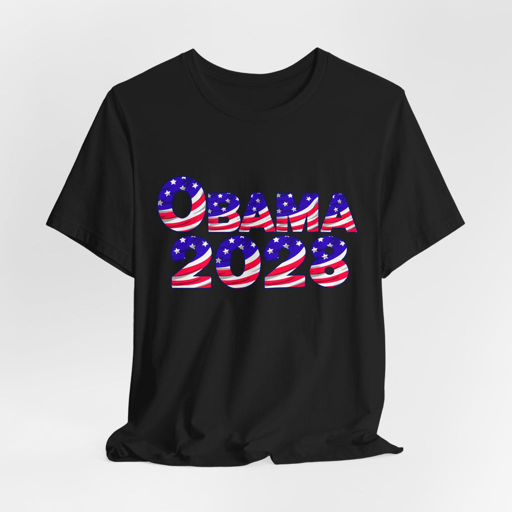 Obama 2028 Flag Graphic Tee