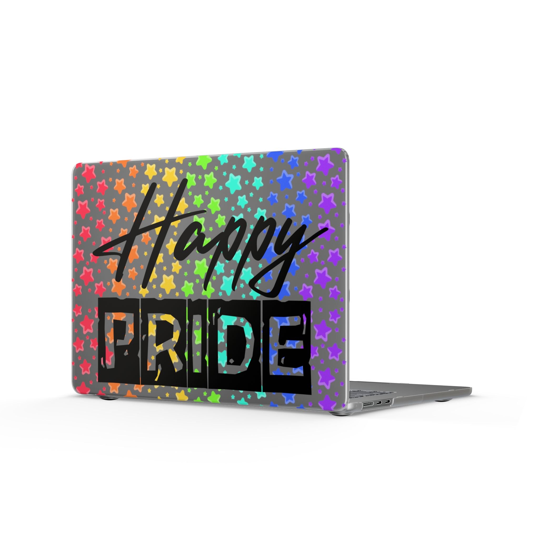 Happy PRIDE Rainbow Star MacBook Case