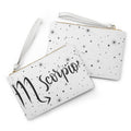 Scorpio Zodiac Clutch Bag — Starry Constellation Wristlet Purse
