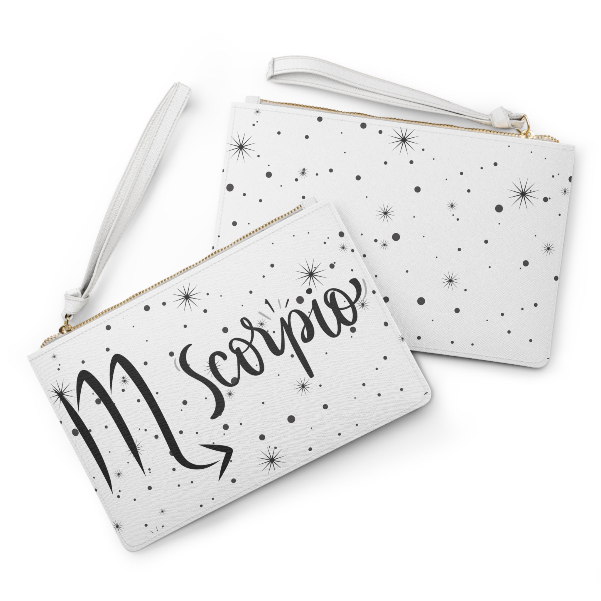 Scorpio Zodiac Clutch Bag — Starry Constellation Wristlet Purse