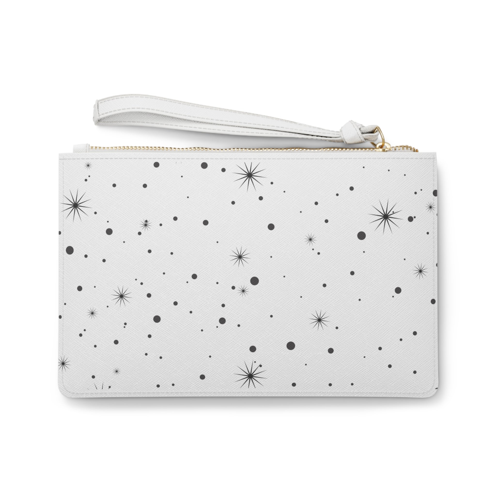 Virgo Zodiac Clutch Bag — Astrological Wristlet with Starry Script