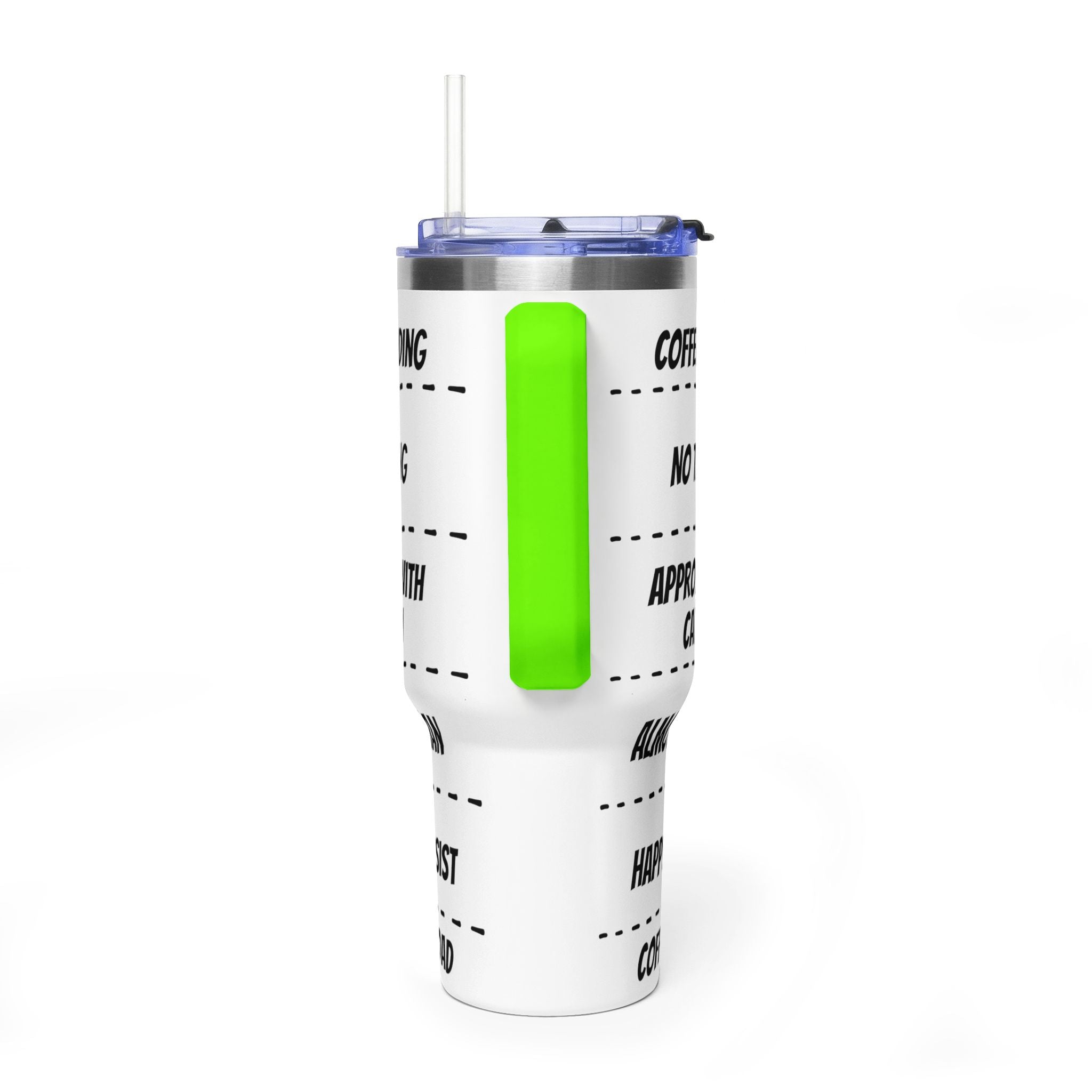 40oz Coffee Tumbler — 'Coffee Loading / No Talking' Insulated Travel Mug