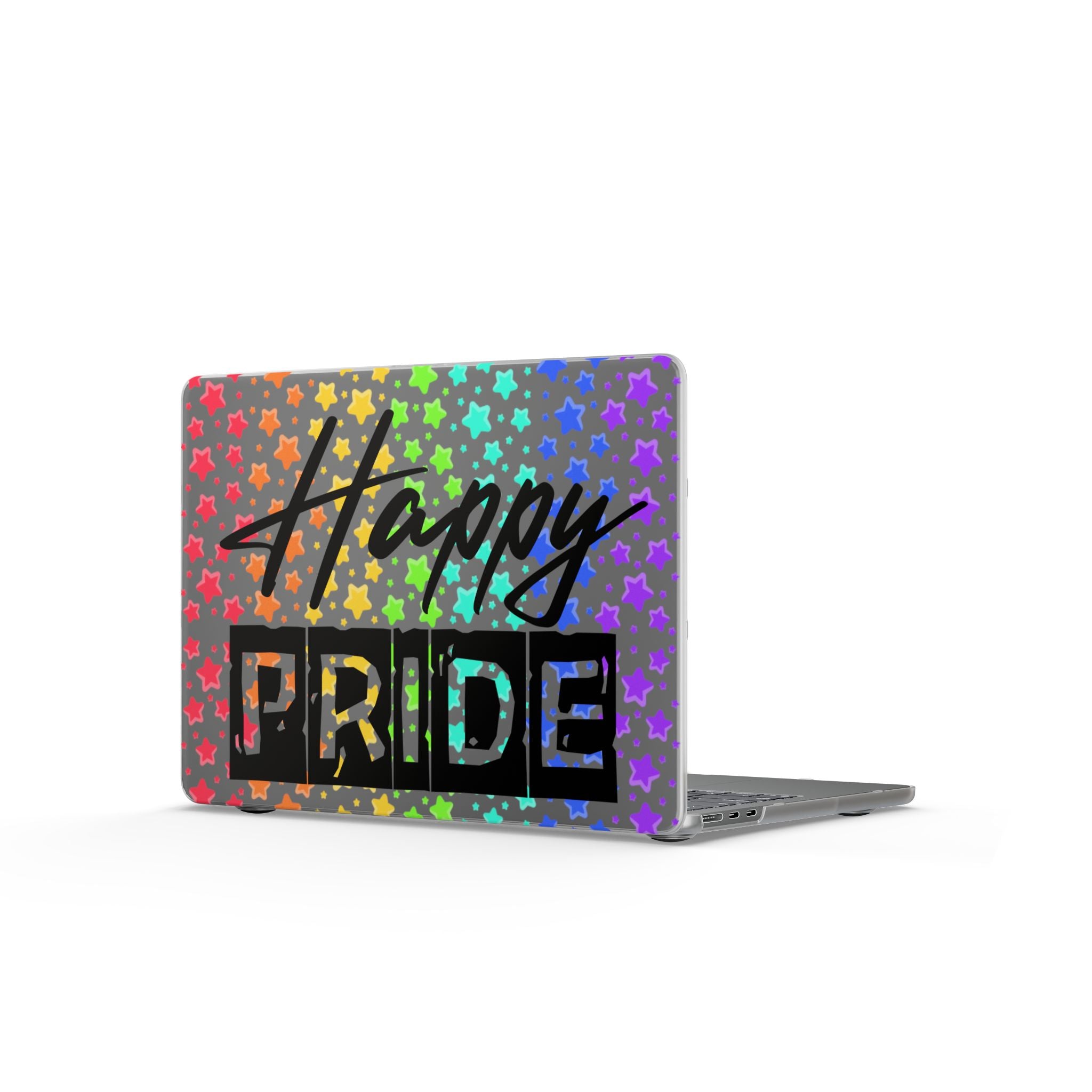 Happy PRIDE Rainbow Star MacBook Case