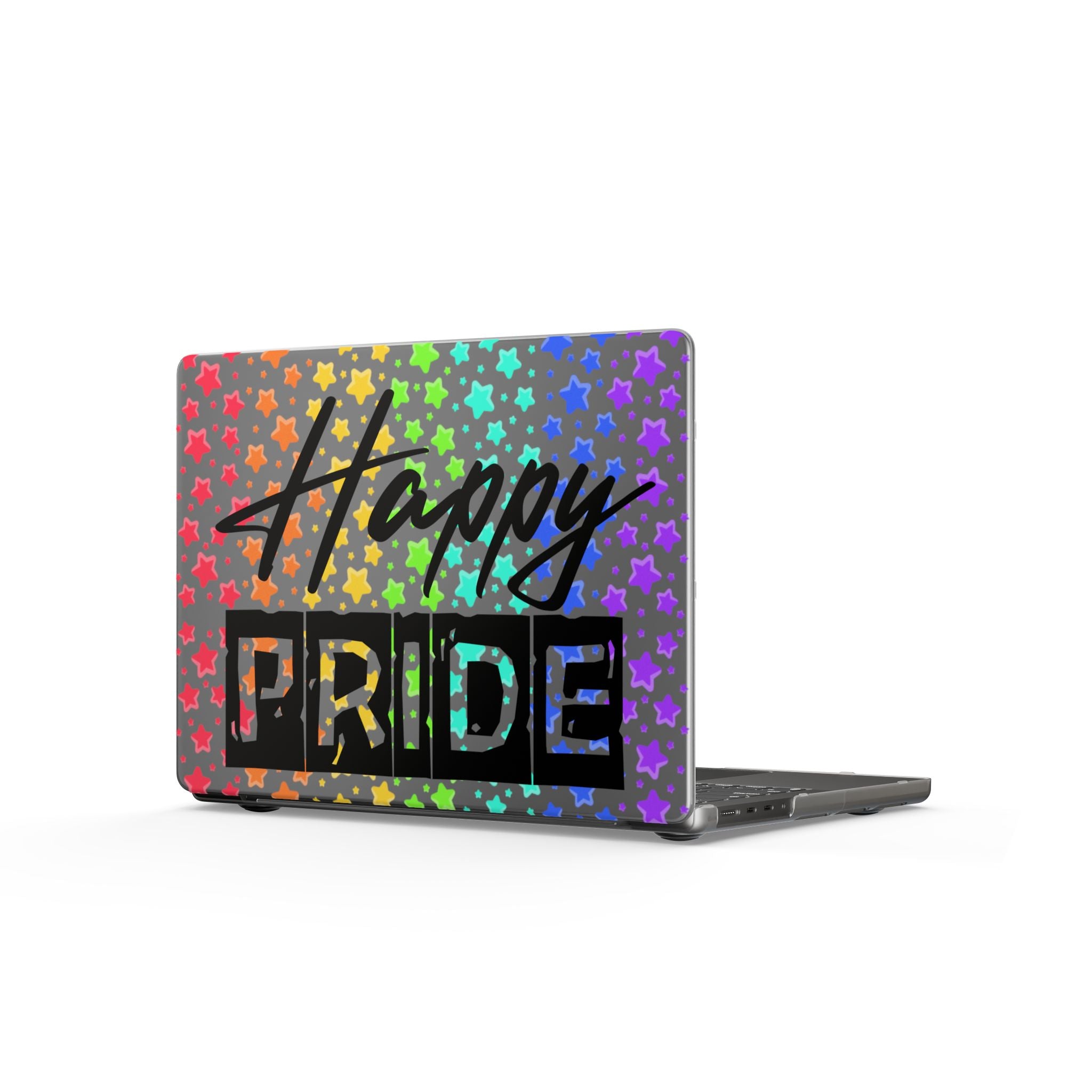 Happy PRIDE Rainbow Star MacBook Case