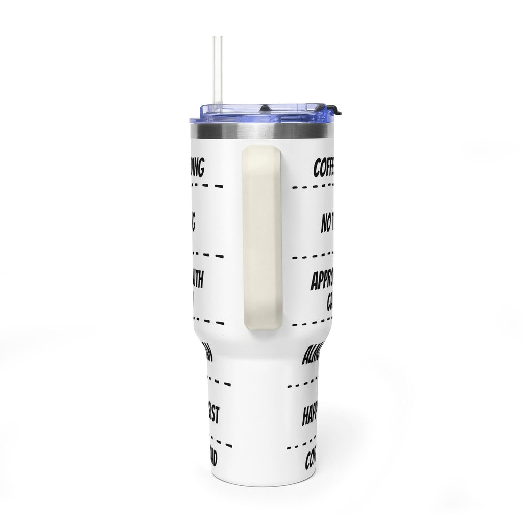 40oz Coffee Tumbler — 'Coffee Loading / No Talking' Insulated Travel Mug