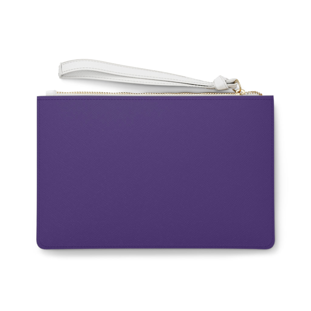 Funny Crystal Ball Clutch Bag — "My Crystal Ball Said You Should Shut the F*** Up" Wristlet - Purple
