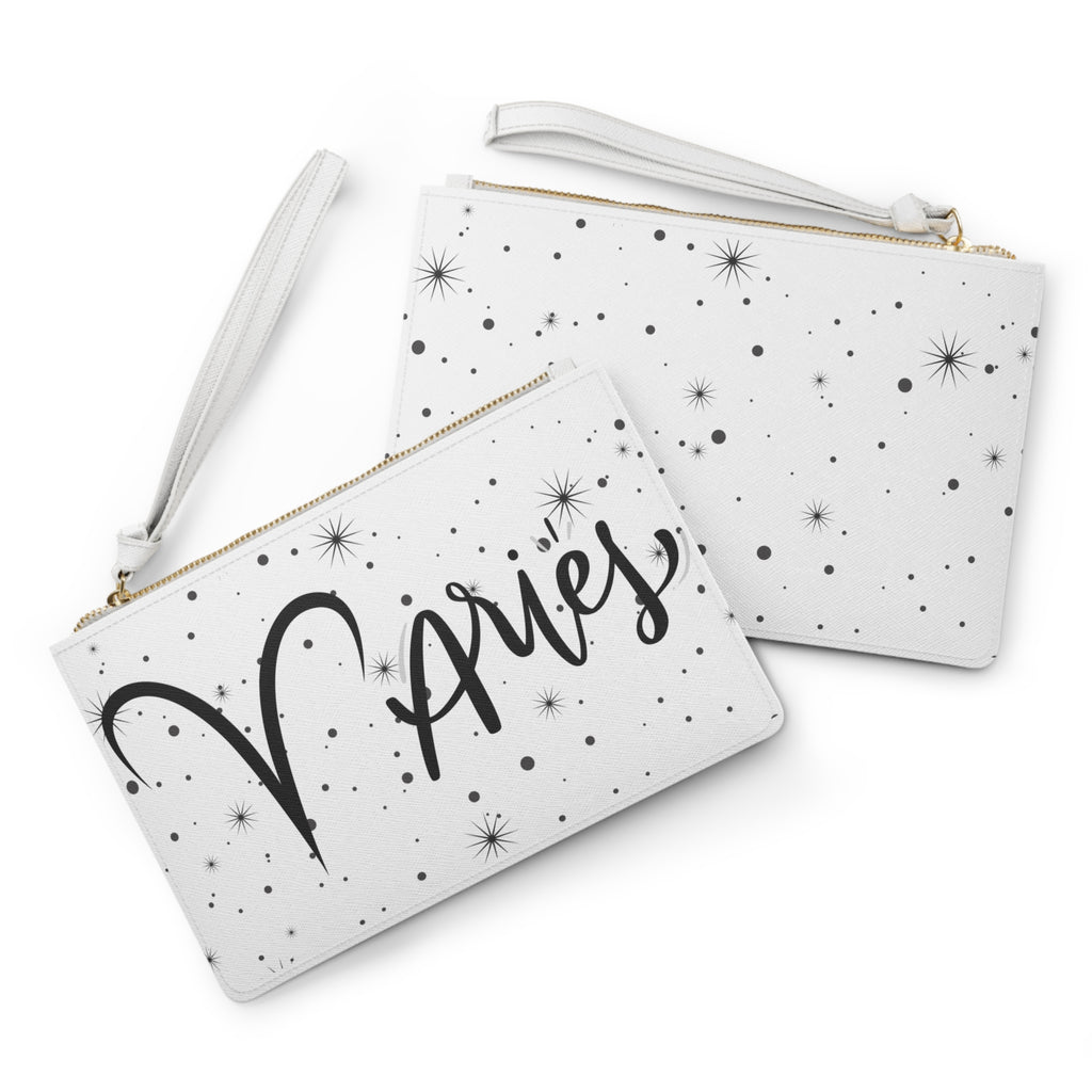 Aries Zodiac Clutch Bag – Starry Horoscope Wristlet Purse