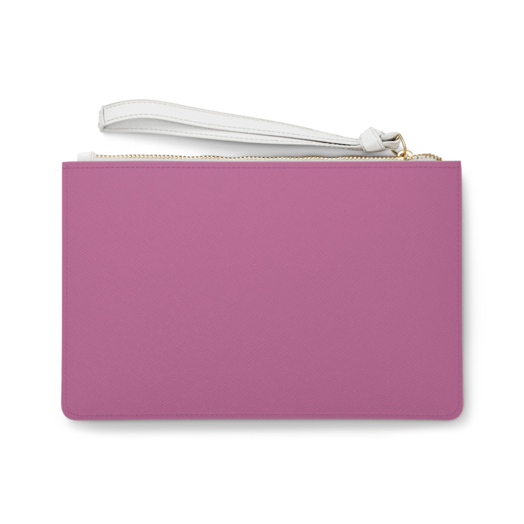 Funny Crystal Ball Clutch Bag — "My Crystal Ball Said You Should Shut the F*** Up" Wristlet - Light Pink