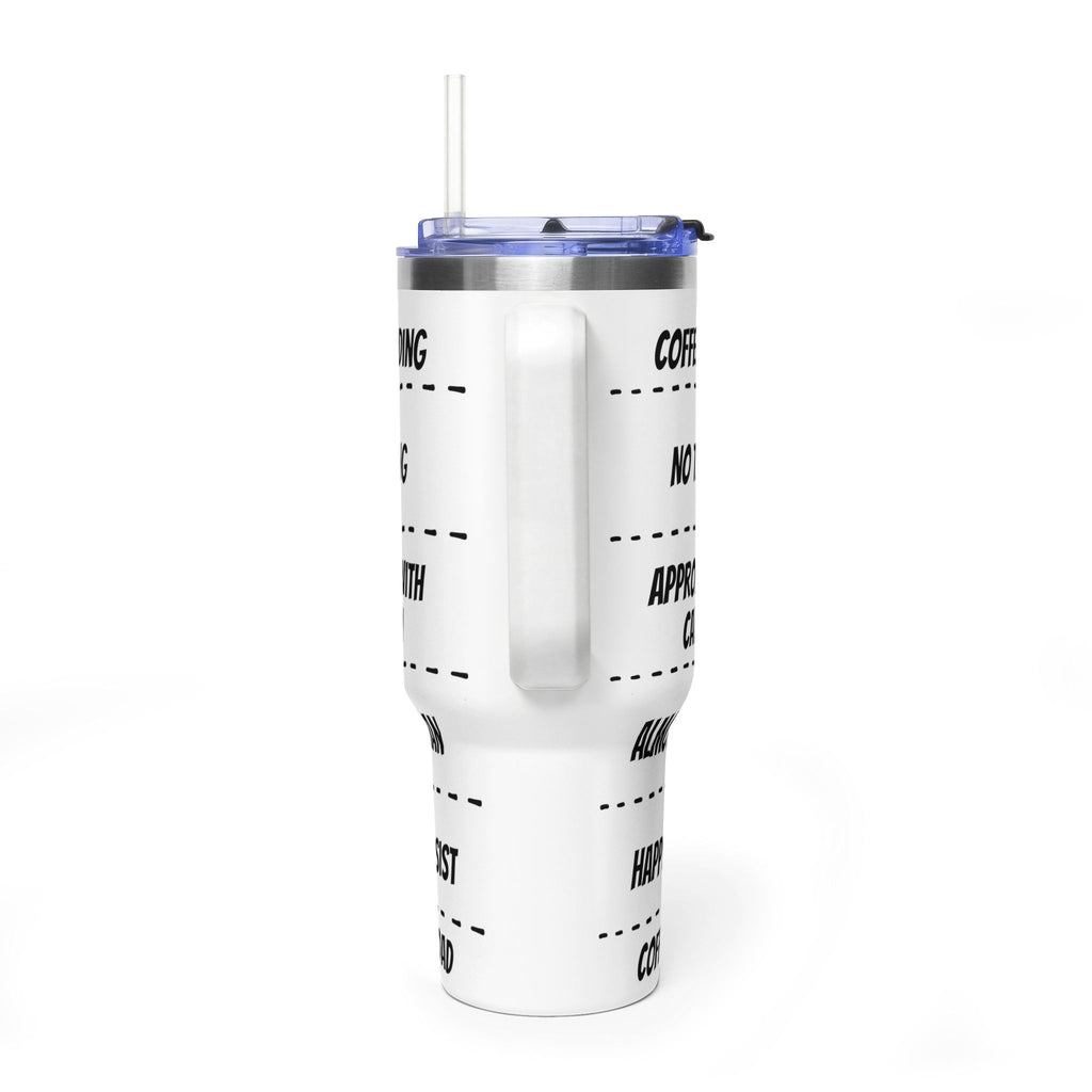 40oz Coffee Tumbler — 'Coffee Loading / No Talking' Insulated Travel Mug