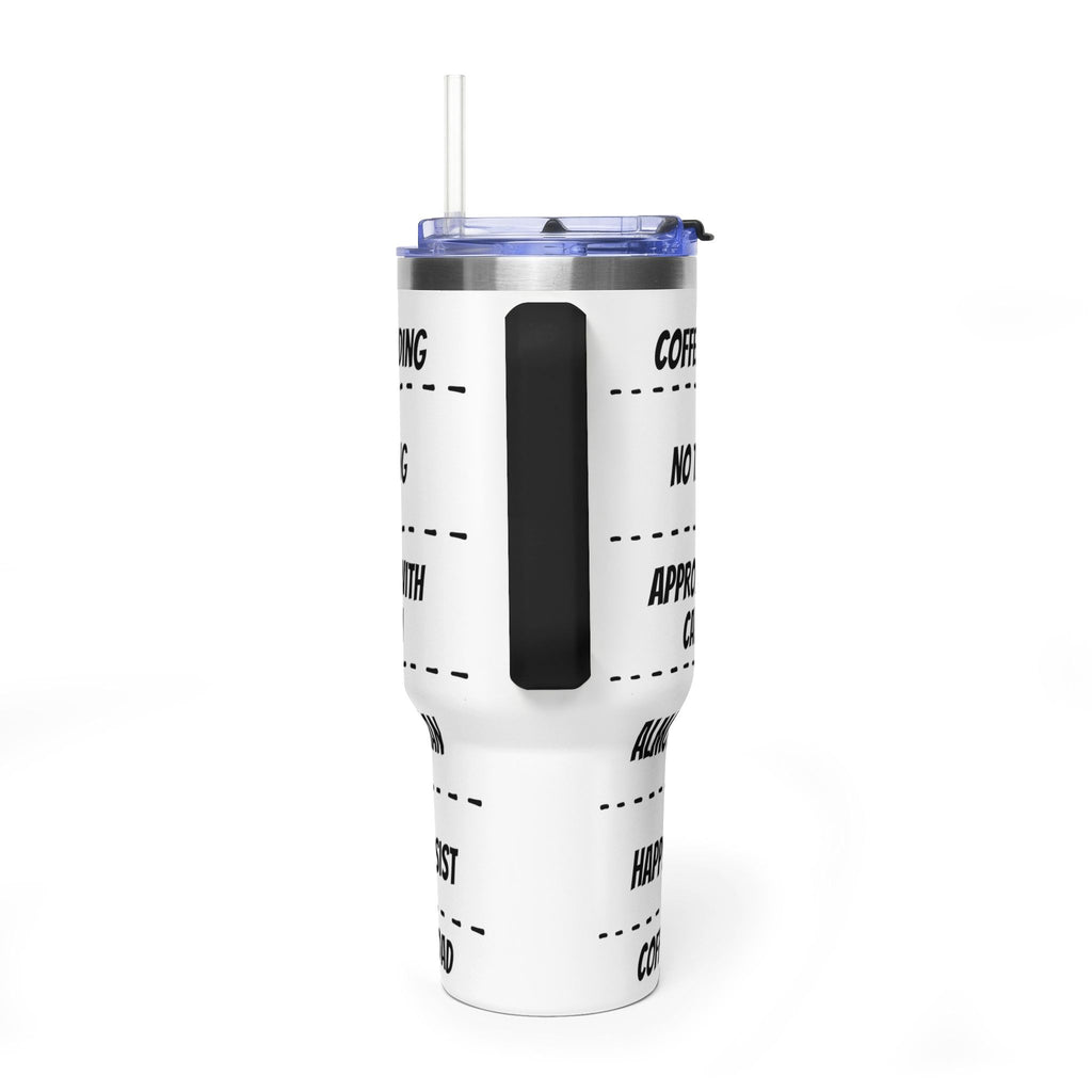 40oz Coffee Tumbler — 'Coffee Loading / No Talking' Insulated Travel Mug