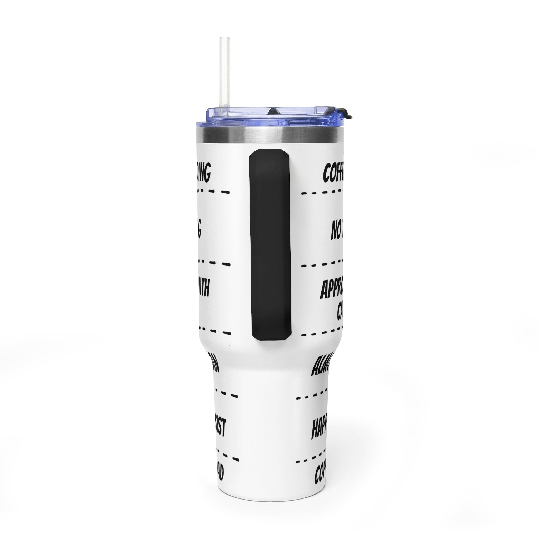 40oz Coffee Tumbler — 'Coffee Loading / No Talking' Insulated Travel Mug